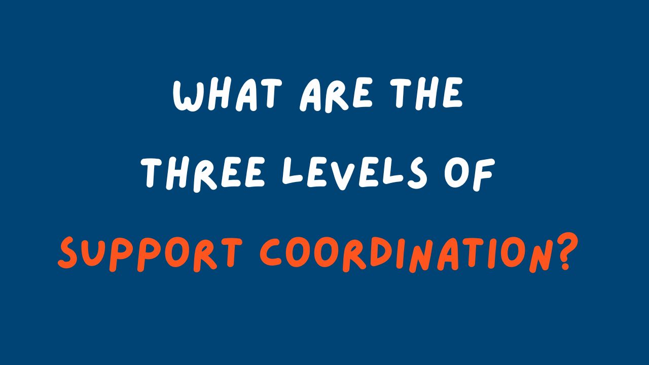 What are the three levels of Support Coordination?