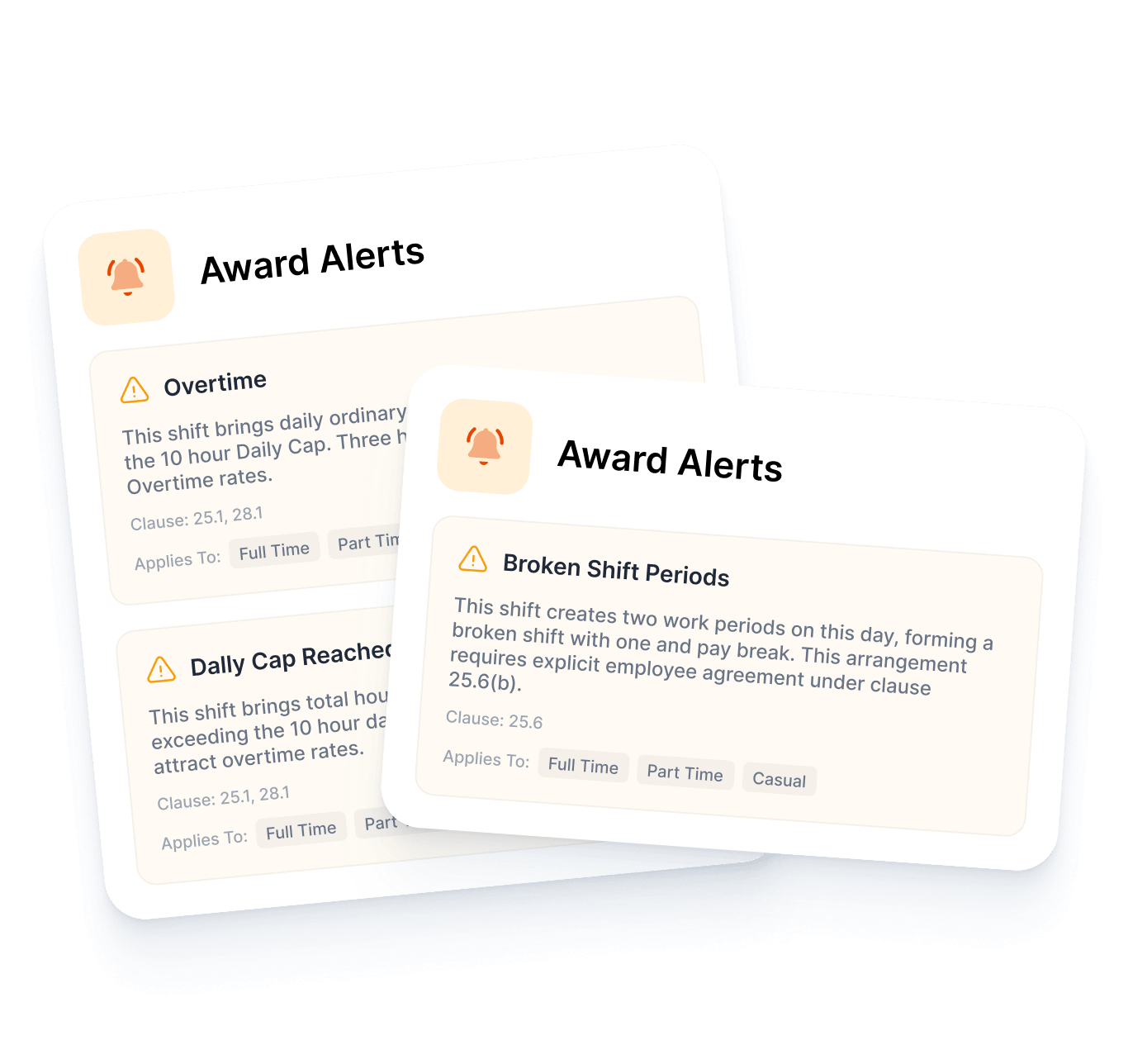 SCHADS awards alerts