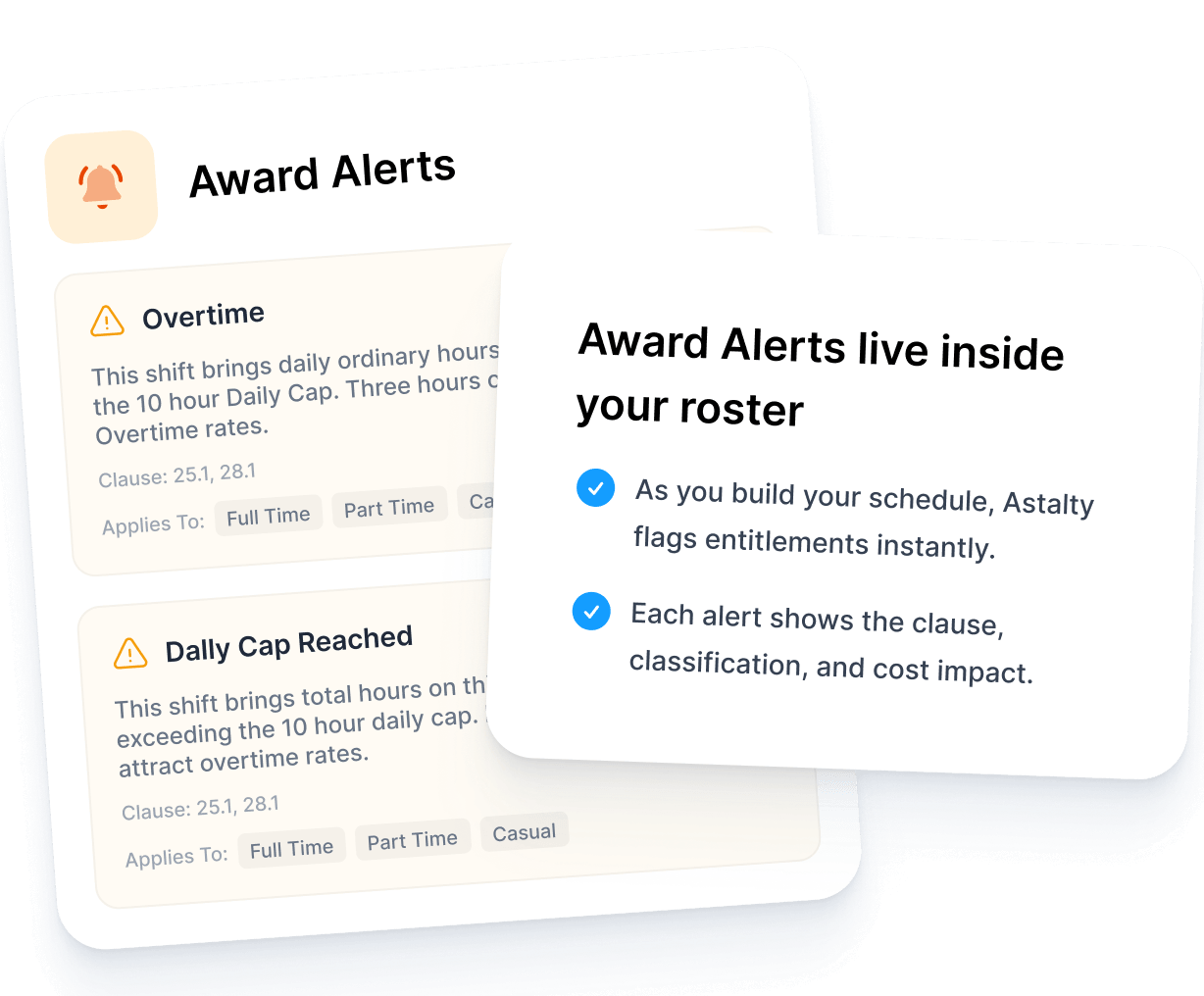 Award Alerts live inside your roster