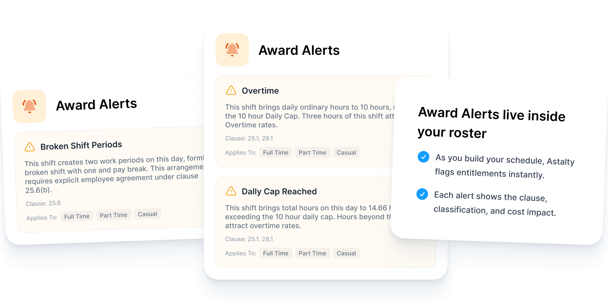 Award Alerts live inside your roster