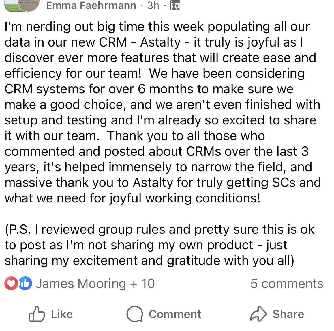 Social media screenshot 3