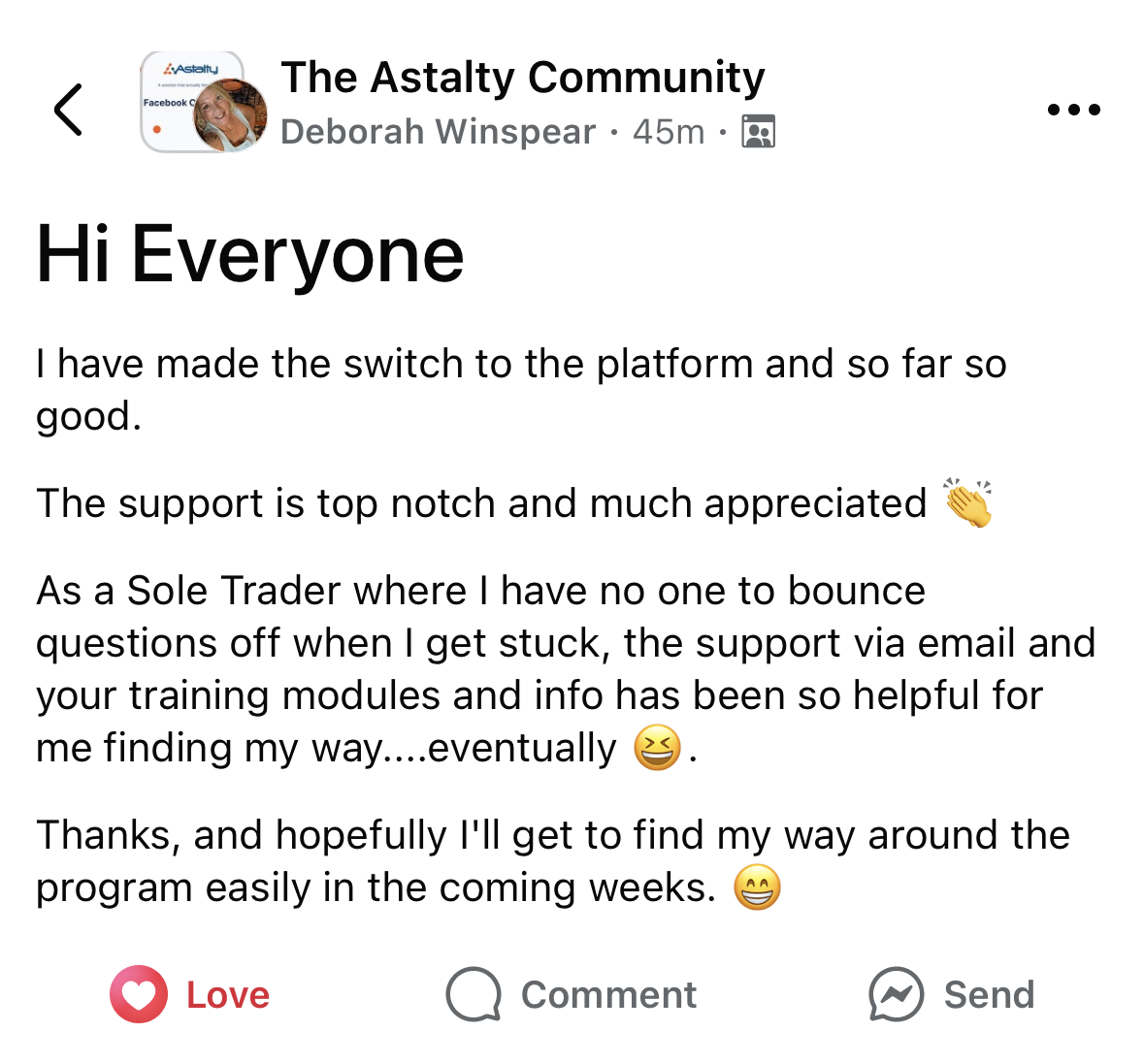 Social media screenshot 5