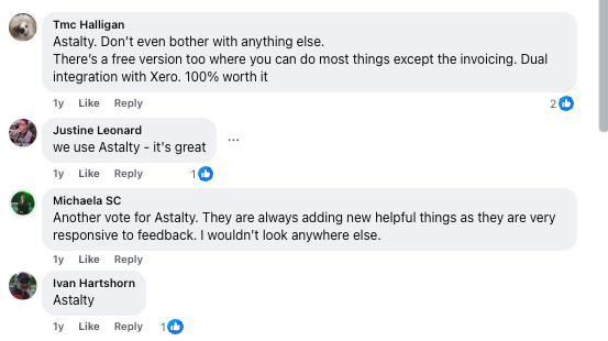 Social media screenshot 13